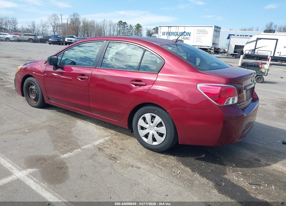2012 SUBARU IMPREZA 2.0I VIN: JF1GJAA64CH006433