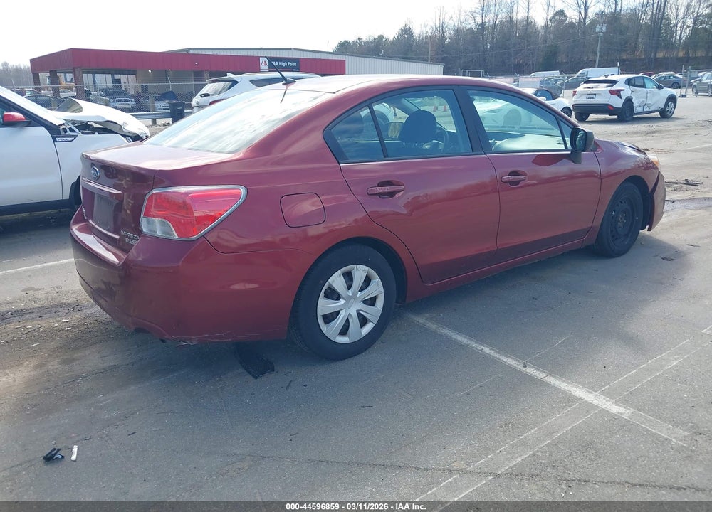 2012 SUBARU IMPREZA 2.0I VIN: JF1GJAA64CH006433