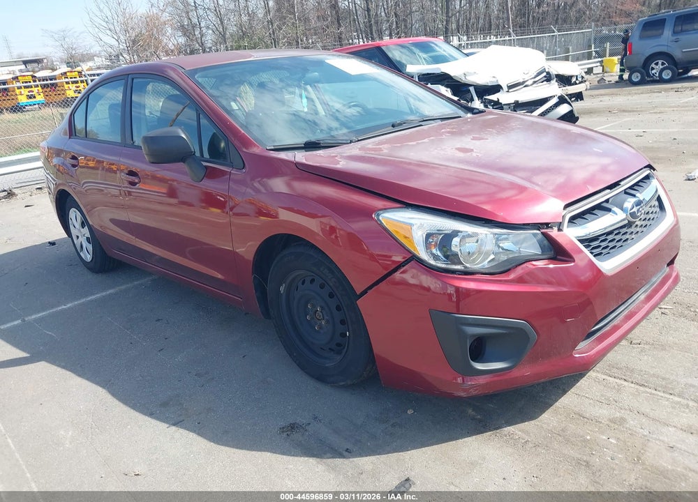 2012 SUBARU IMPREZA 2.0I VIN: JF1GJAA64CH006433