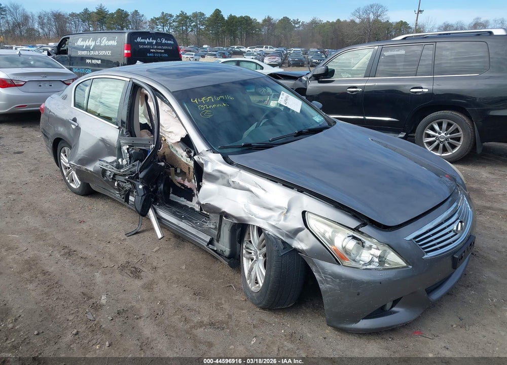 2013 INFINITI G37X VIN: JN1CV6AR5DM758089