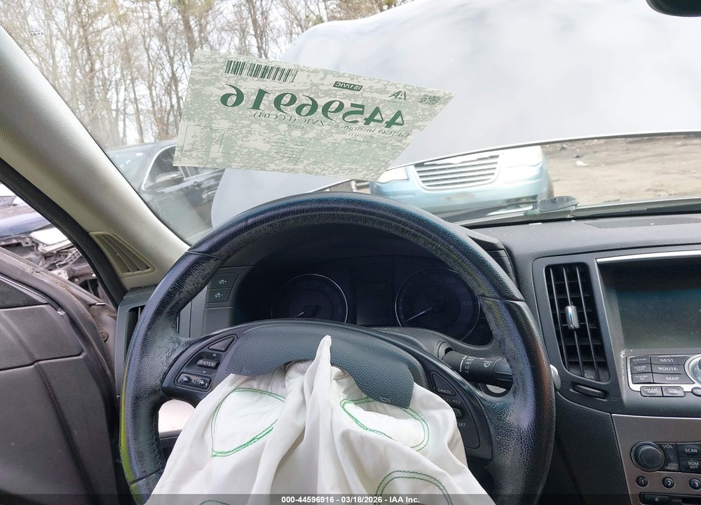2013 INFINITI G37X VIN: JN1CV6AR5DM758089