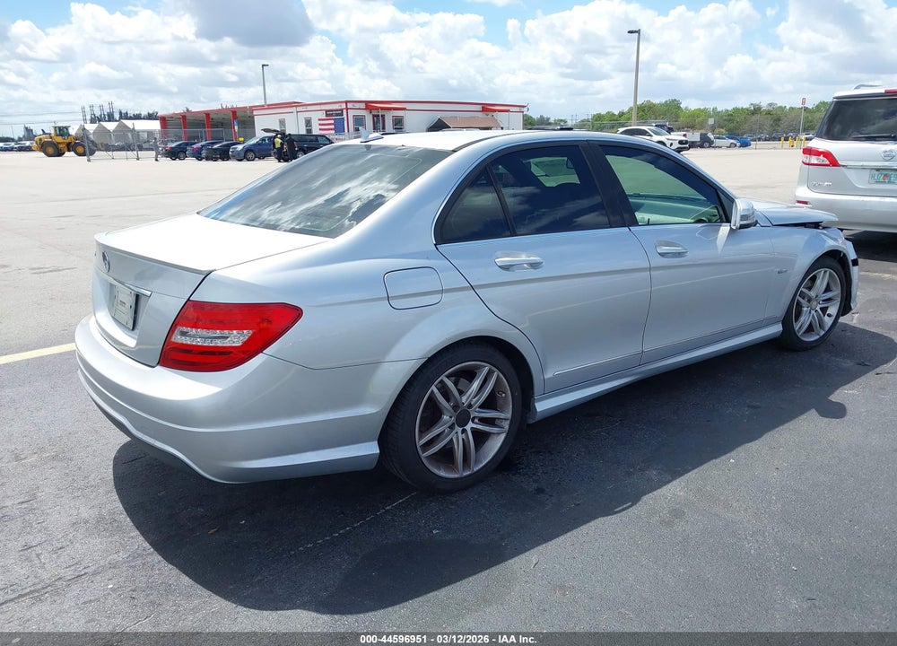 2012 MERCEDES-BENZ C 250 SPORT VIN: WDDGF4HB3CR213170