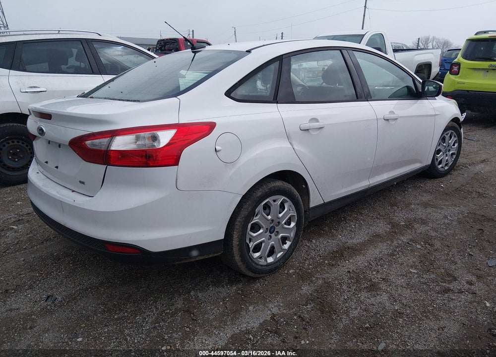 2012 FORD FOCUS SE VIN: 1FAHP3F2XCL304180