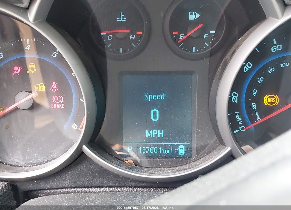 2012 CHEVROLET CRUZE 1LT VIN: 1G1PF5SCXC7289751