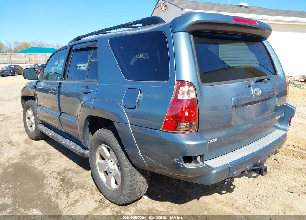 2005 TOYOTA 4RUNNER SR5 V8 VIN: JTEBT14R150057096
