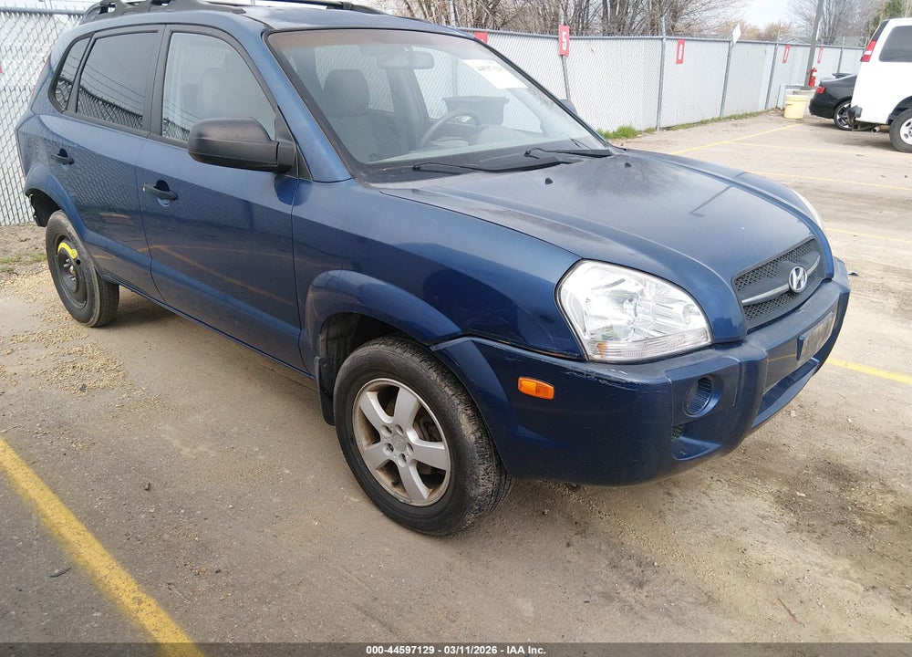 2006 HYUNDAI TUCSON GL VIN: KM8JM12B46U412786