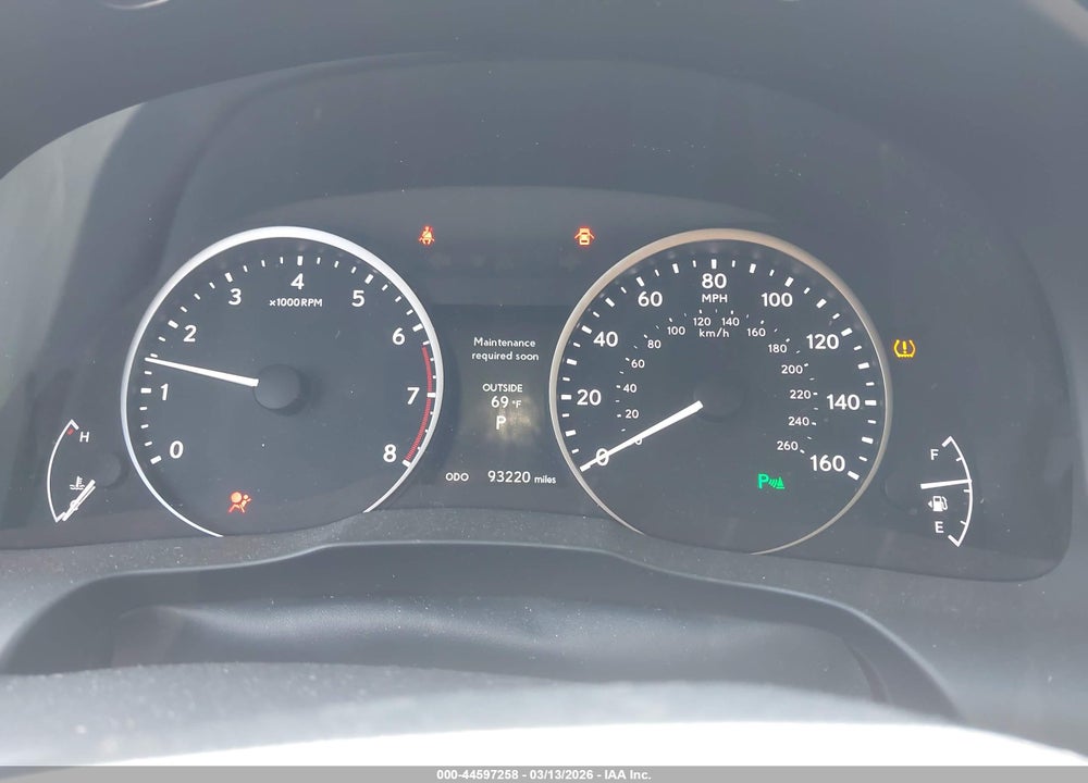 2013 LEXUS ES 350 VIN: JTHBK1GG0D2076189