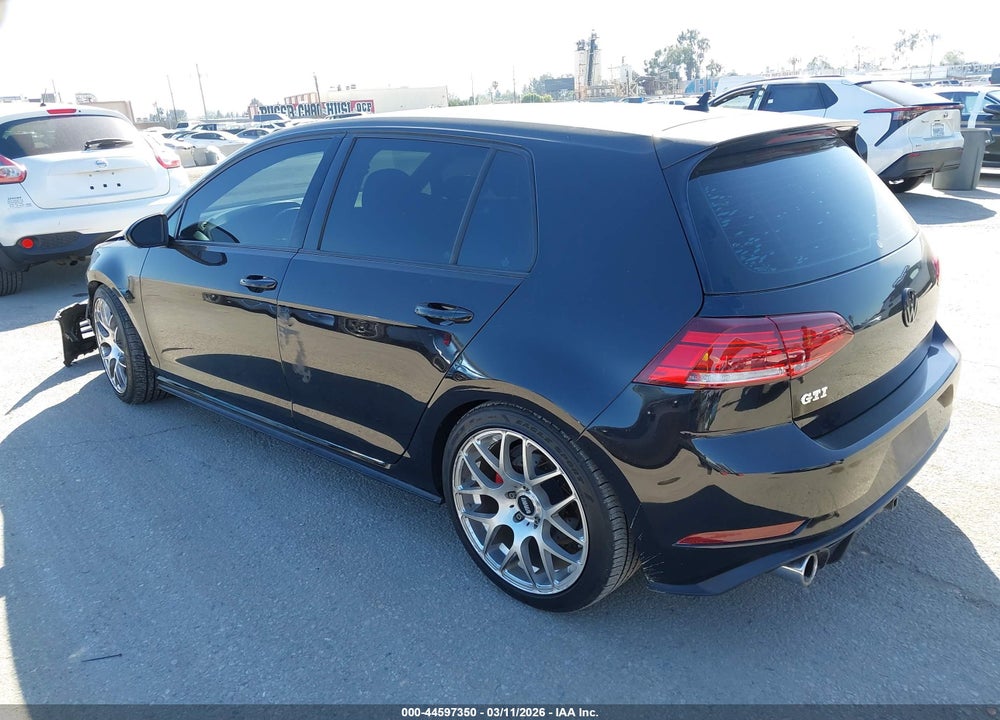 2018 VOLKSWAGEN GOLF GTI 2.0T AUTOBAHN/2.0T S/2.0T SE VIN: 3VW547AU6JM297176