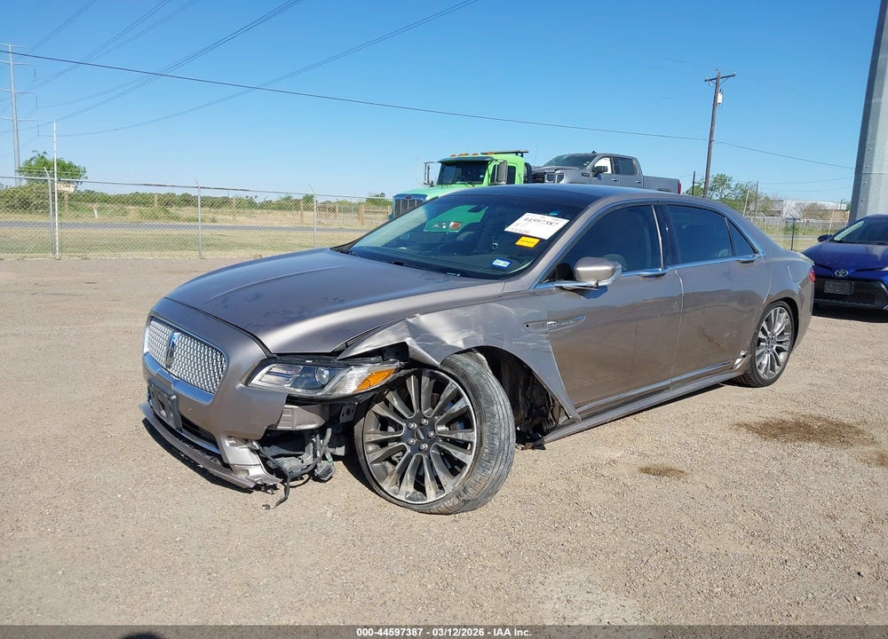 2018 LINCOLN CONTINENTAL SELECT VIN: 1LN6L9SK5J5602011