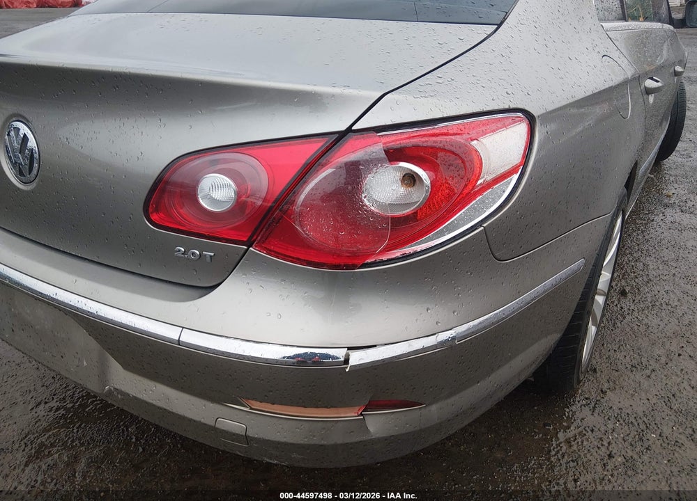 2012 VOLKSWAGEN CC SPORT VIN: WVWMP7AN9CE552636