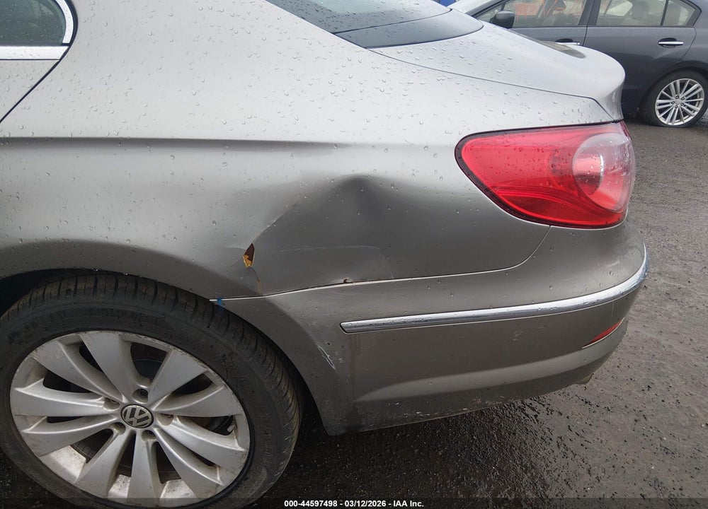 2012 VOLKSWAGEN CC SPORT VIN: WVWMP7AN9CE552636