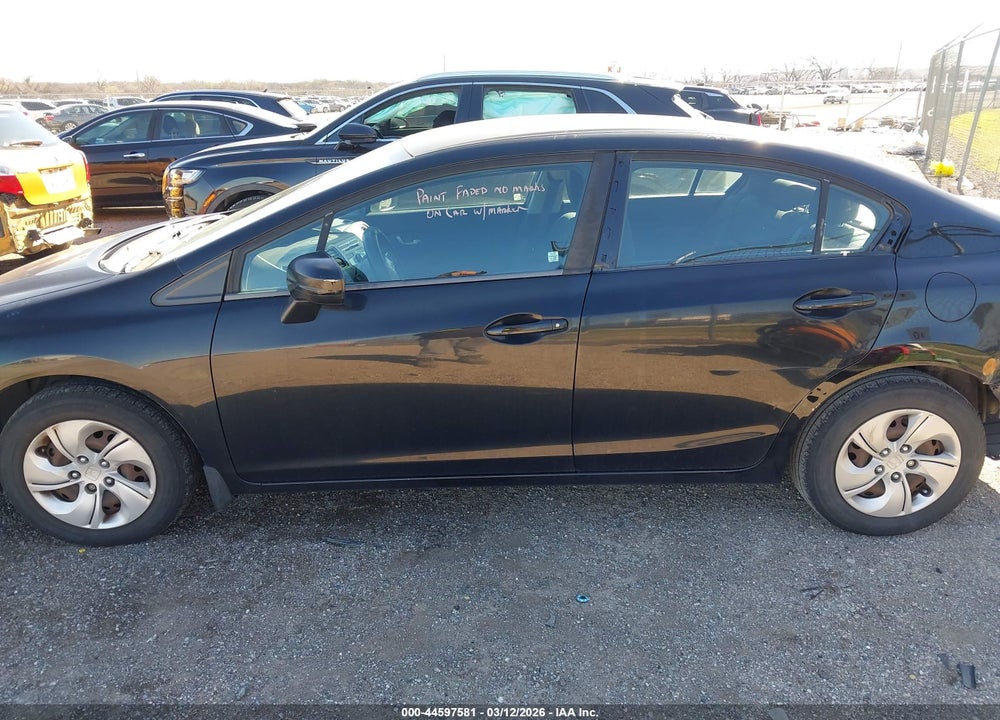 2014 HONDA CIVIC LX VIN: 19XFB2F5XEE267339