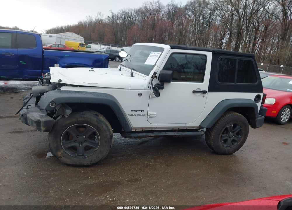2013 JEEP WRANGLER SPORT VIN: 1C4AJWAG8DL632507