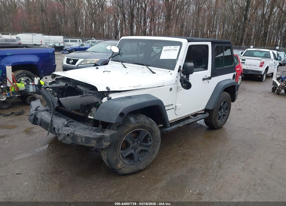 2013 JEEP WRANGLER SPORT VIN: 1C4AJWAG8DL632507