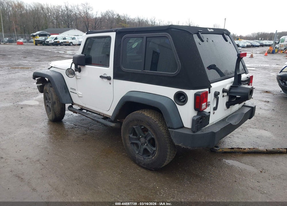 2013 JEEP WRANGLER SPORT VIN: 1C4AJWAG8DL632507