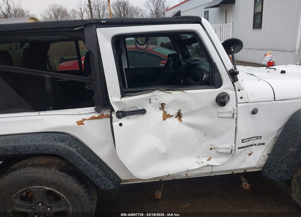 2013 JEEP WRANGLER SPORT VIN: 1C4AJWAG8DL632507