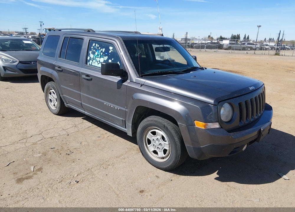 2016 JEEP PATRIOT SPORT VIN: 1C4NJPBA3GD813904