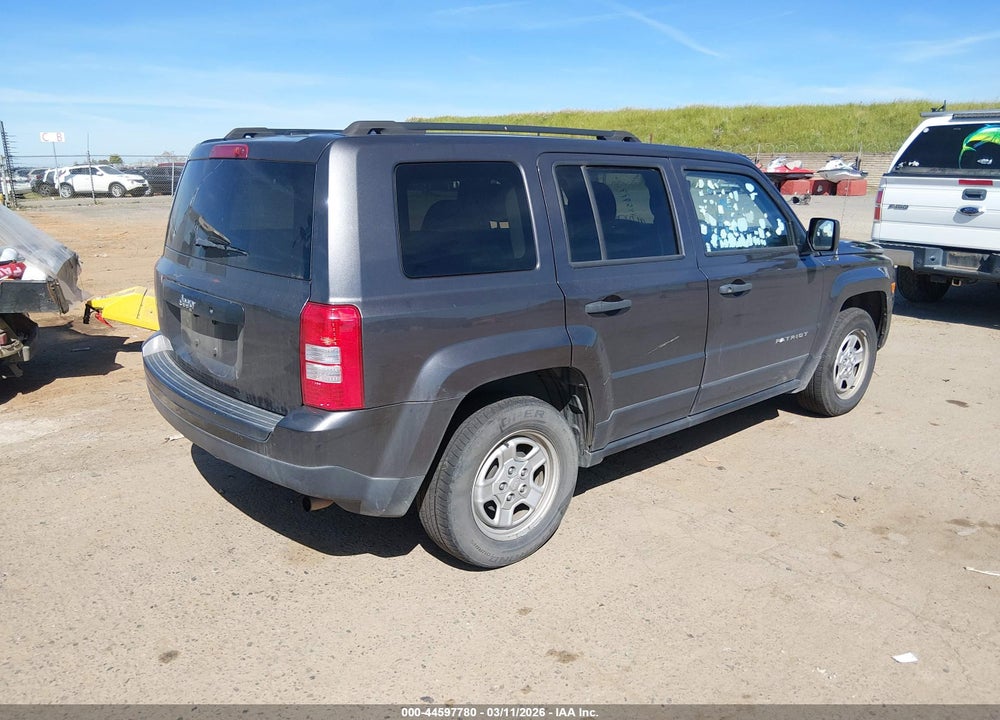2016 JEEP PATRIOT SPORT VIN: 1C4NJPBA3GD813904
