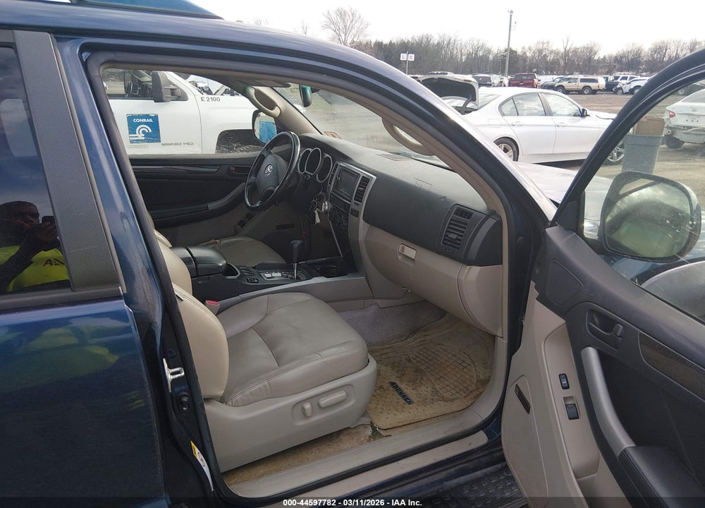 2005 TOYOTA 4RUNNER LIMITED V8 VIN: JTEBT17RX58024868