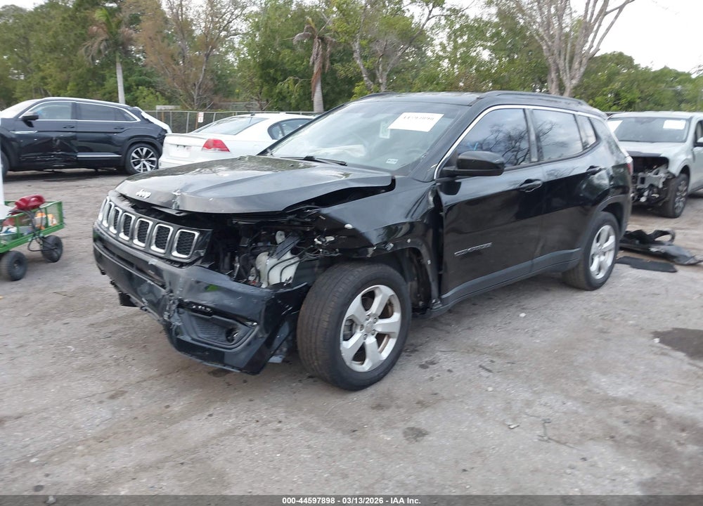 2019 JEEP COMPASS LATITUDE FWD VIN: 3C4NJCBB6KT716023