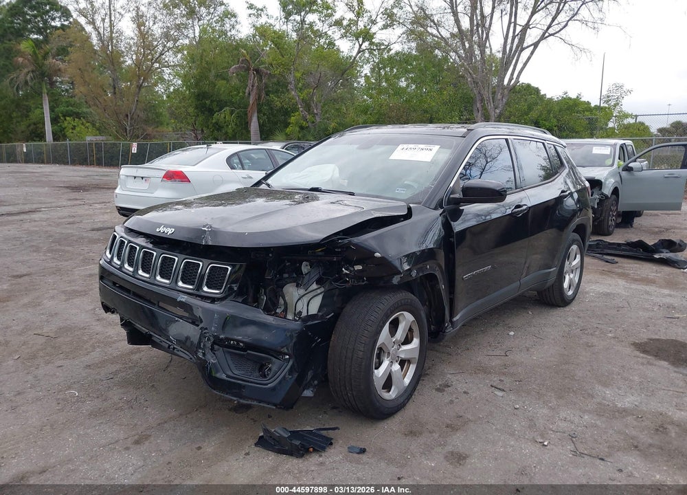 2019 JEEP COMPASS LATITUDE FWD VIN: 3C4NJCBB6KT716023