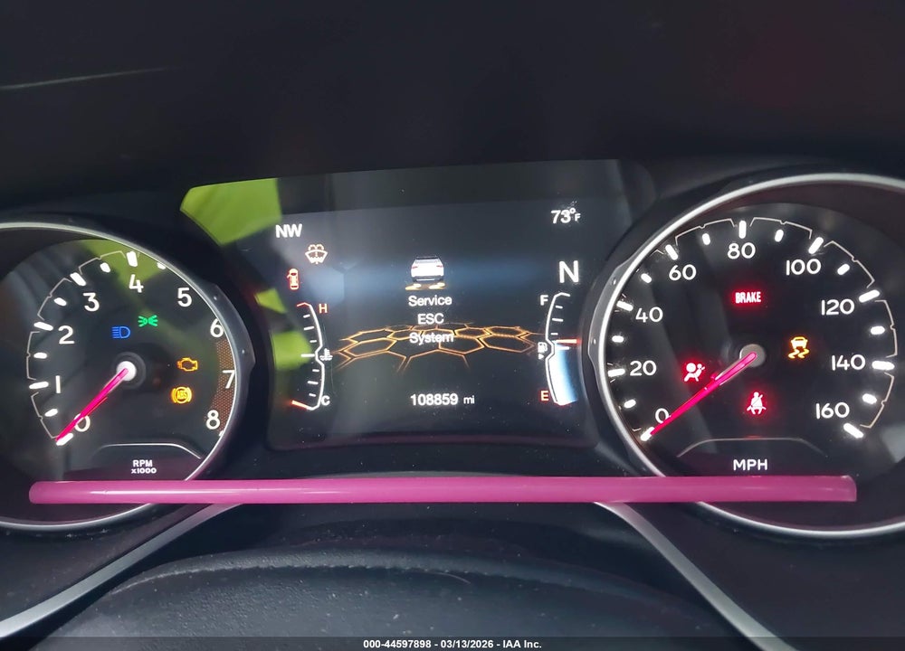 2019 JEEP COMPASS LATITUDE FWD VIN: 3C4NJCBB6KT716023