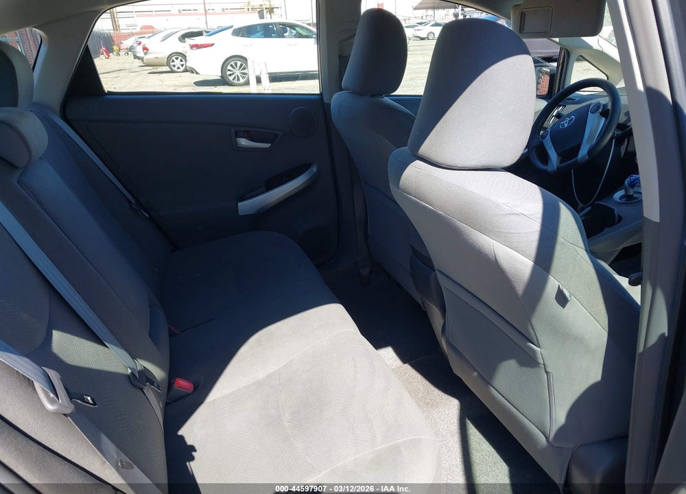 2011 TOYOTA PRIUS THREE VIN: JTDKN3DU8B1360848