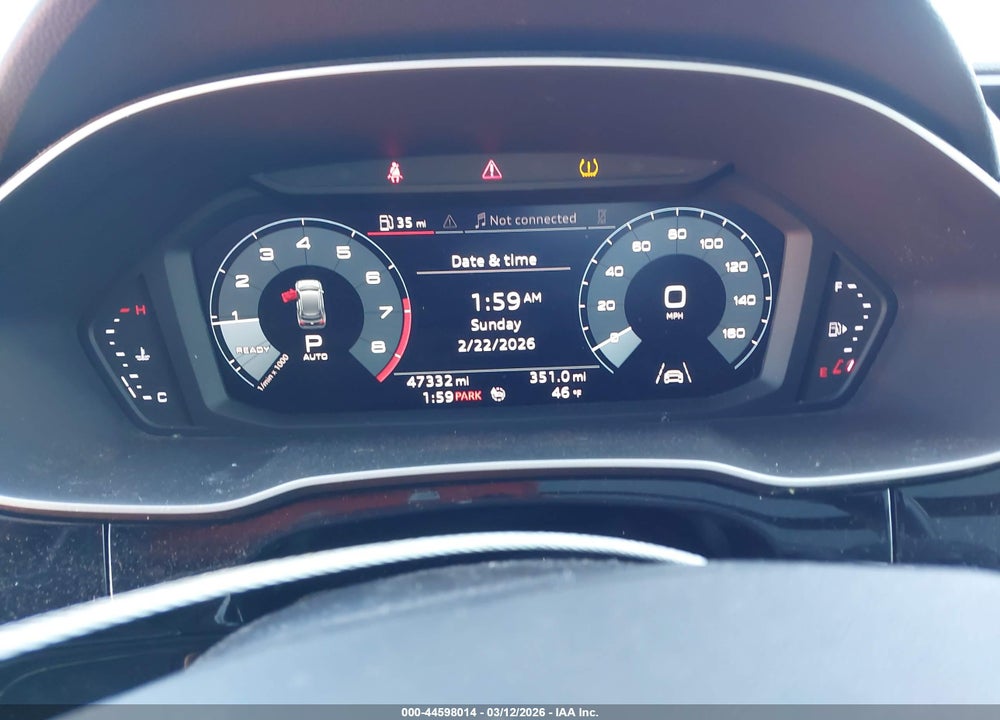 2020 AUDI Q3 PREMIUM 45 TFSI S LINE QUATTRO TIPTRONIC VIN: WA1DECF39L1103948