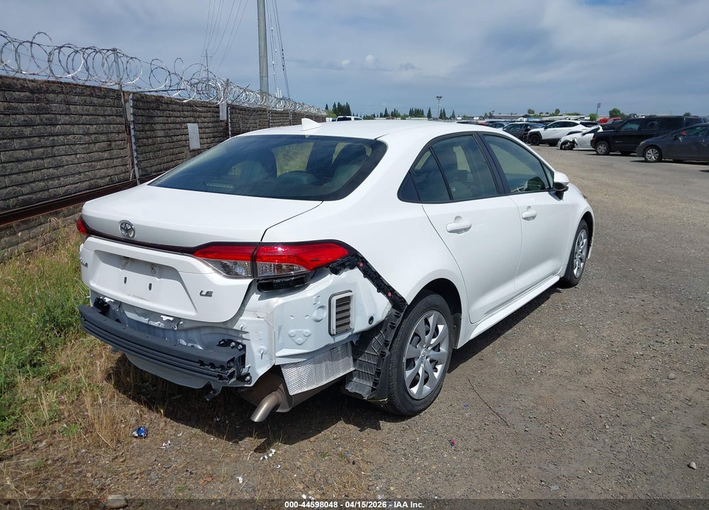 2022 TOYOTA COROLLA LE VIN: JTDEPMAE7N3023297
