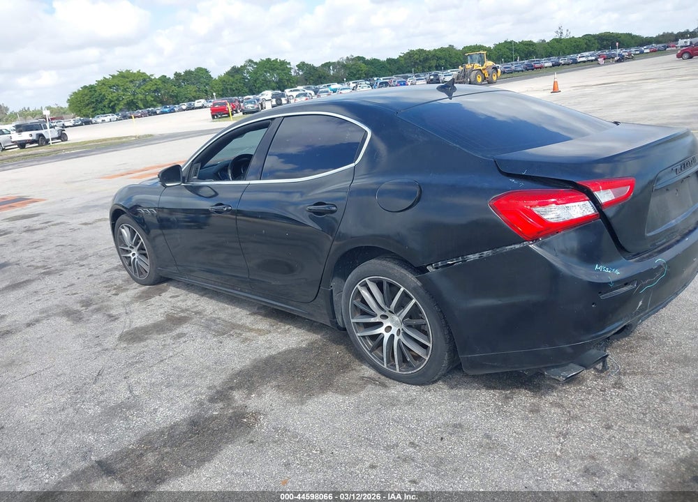 2017 MASERATI GHIBLI VIN: ZAM57XSA5H1206058