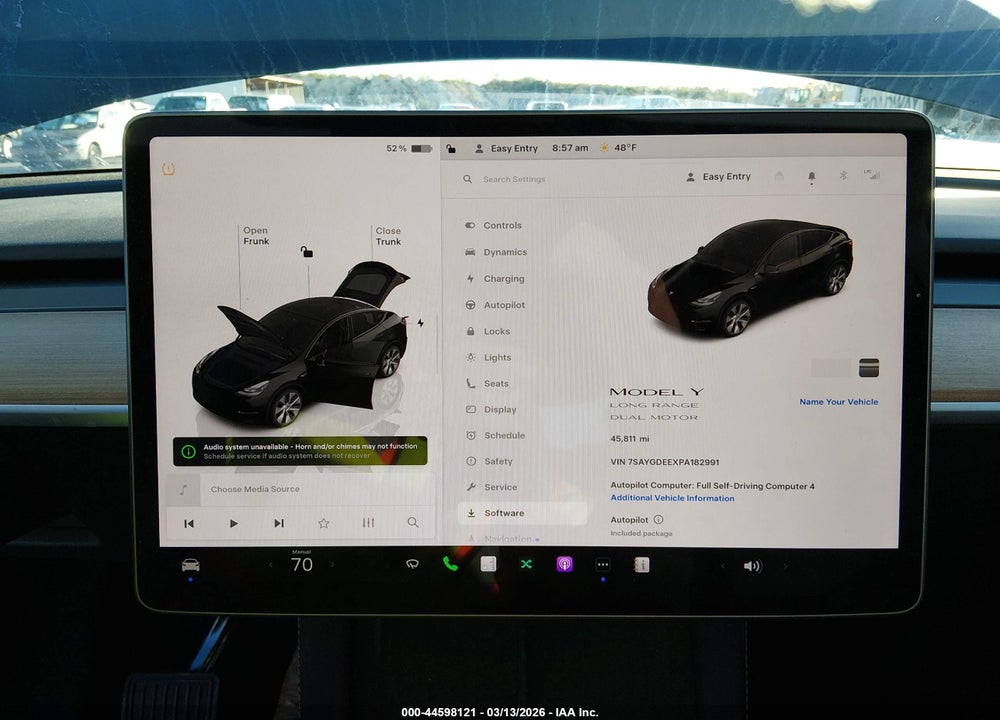 2023 TESLA MODEL Y AWD/LONG RANGE DUAL MOTOR ALL-WHEEL DRIVE VIN: 7SAYGDEEXPA182991