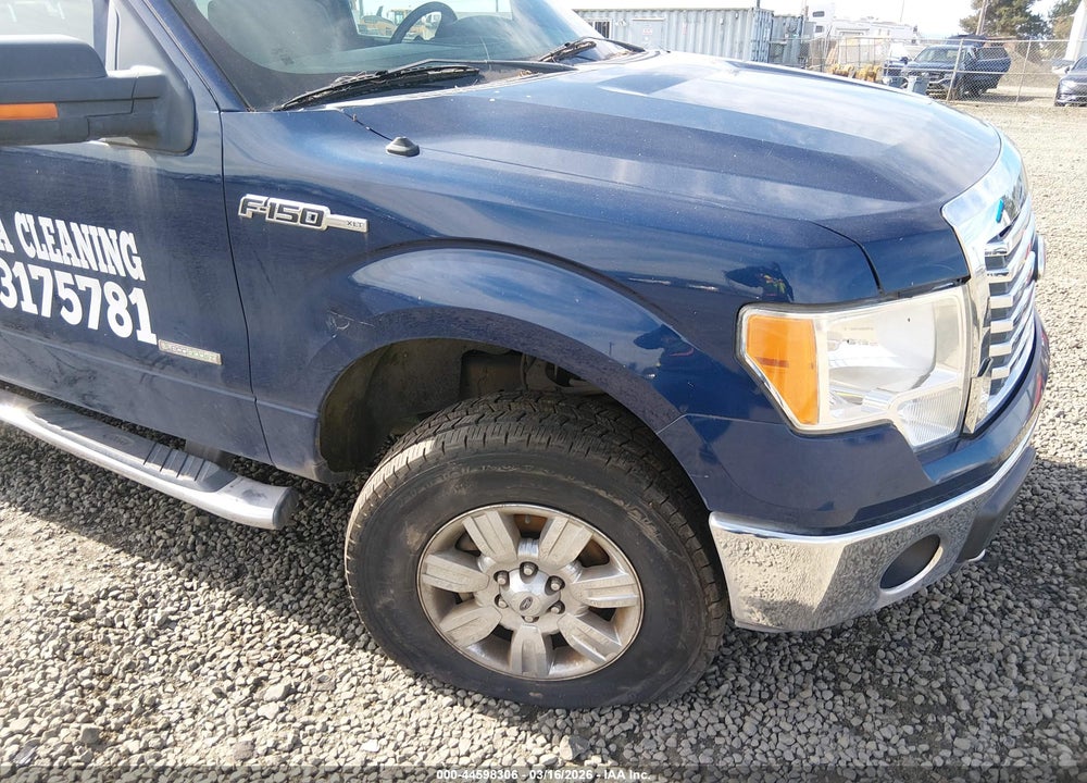 2011 FORD F-150 XLT VIN: 1FTFW1ET7BKD49570