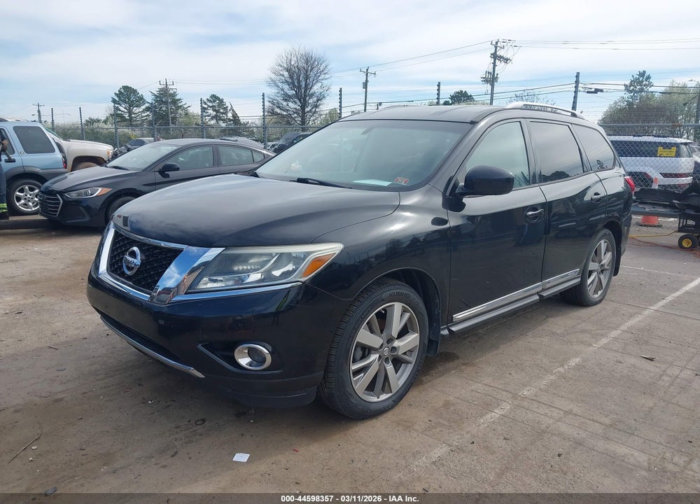 2014 NISSAN PATHFINDER PLATINUM VIN: 5N1AR2MM1EC609196