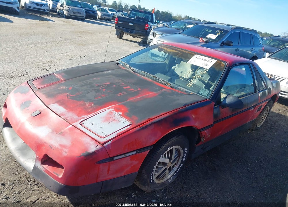 1986 PONTIAC FIERO SE VIN: 1G2PF3790GP222272