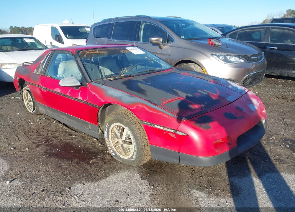 1986 PONTIAC FIERO SE VIN: 1G2PF3790GP222272