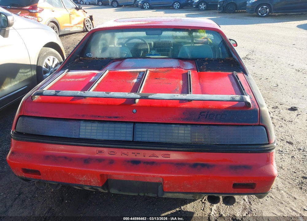 1986 PONTIAC FIERO SE VIN: 1G2PF3790GP222272