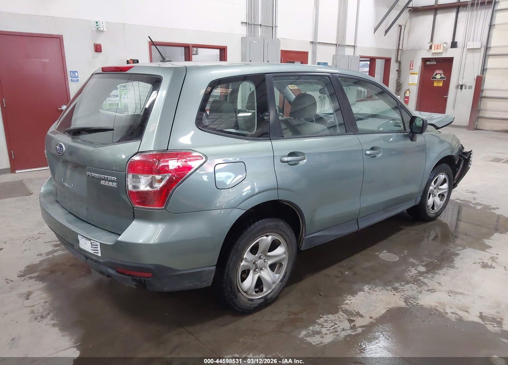 2015 SUBARU FORESTER 2.5I VIN: JF2SJAAC8FH474827
