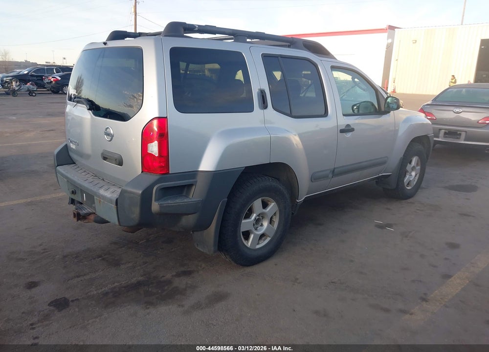 2005 NISSAN XTERRA S VIN: 5N1AN08W85C618960