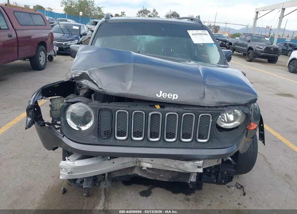 2017 JEEP RENEGADE LATITUDE FWD VIN: ZACCJABB7HPG52344