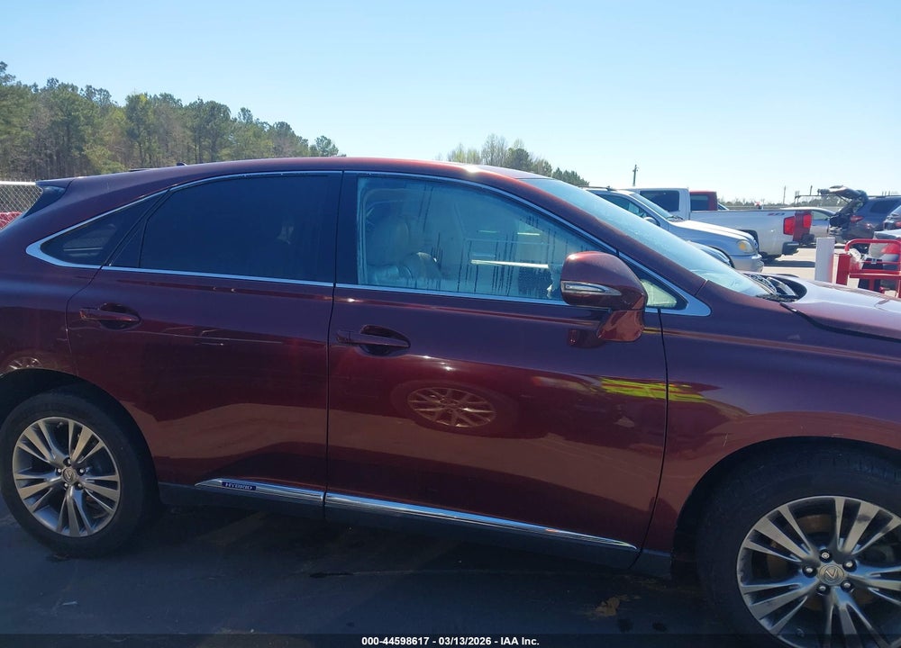 2013 LEXUS RX 450H VIN: JTJZB1BA2D2009335