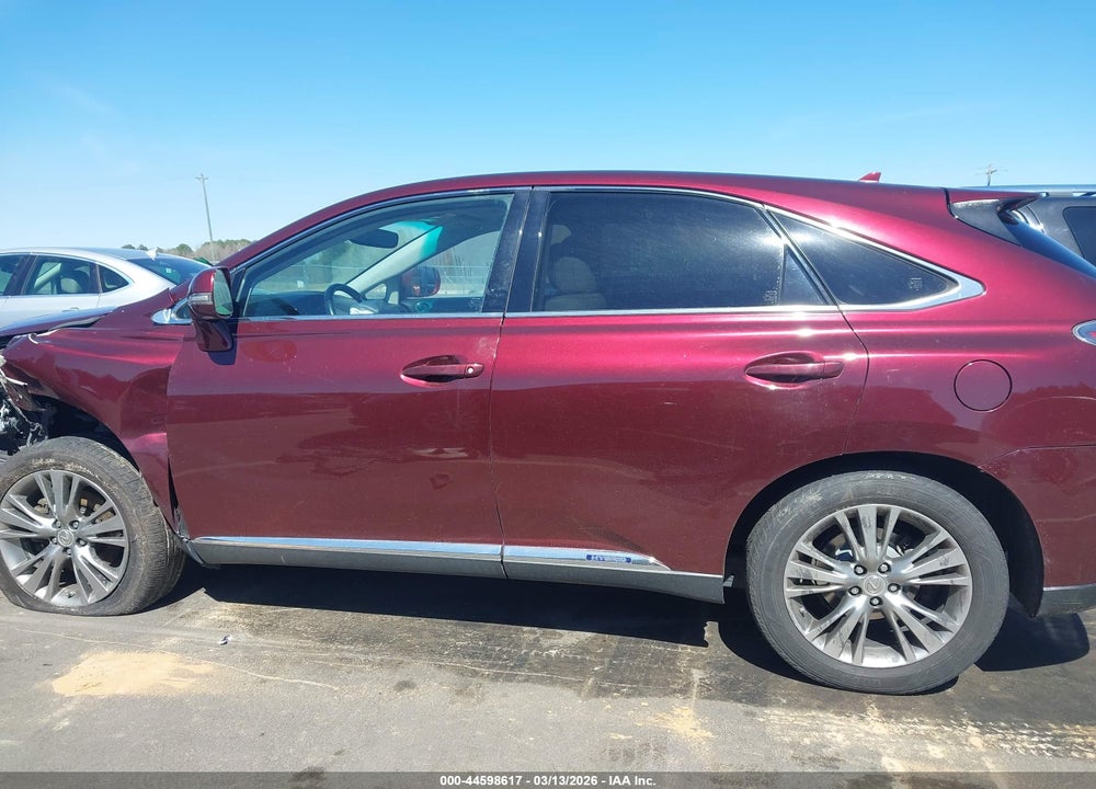 2013 LEXUS RX 450H VIN: JTJZB1BA2D2009335
