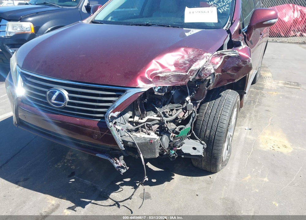 2013 LEXUS RX 450H VIN: JTJZB1BA2D2009335