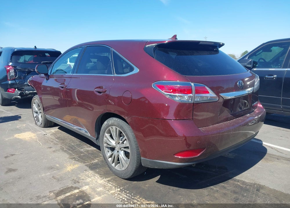 2013 LEXUS RX 450H VIN: JTJZB1BA2D2009335