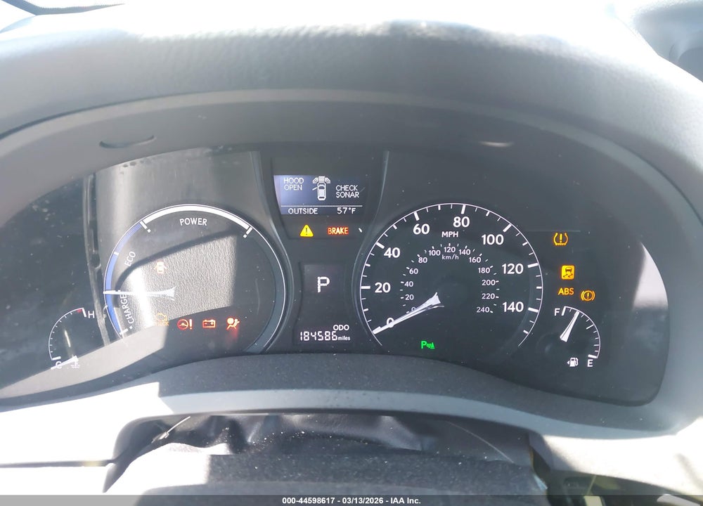 2013 LEXUS RX 450H VIN: JTJZB1BA2D2009335