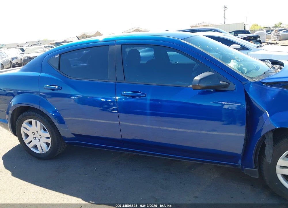 2014 DODGE AVENGER SE VIN: 1C3CDZAB9EN216319
