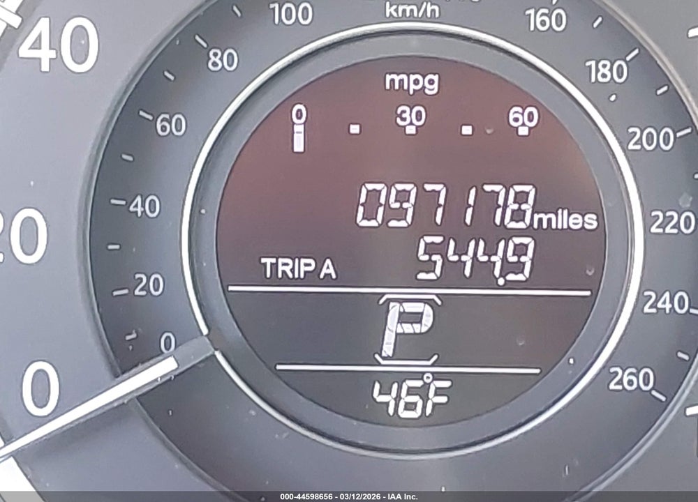 2013 HONDA ACCORD EX-L V-6 VIN: 1HGCR3F84DA022764