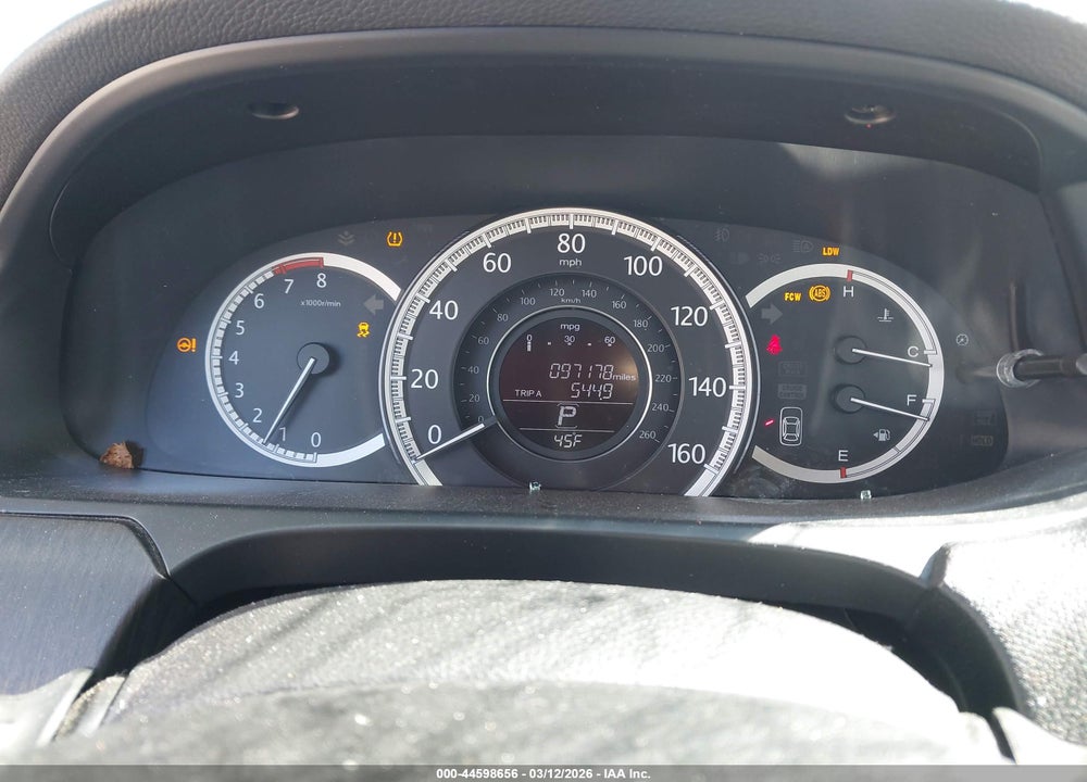 2013 HONDA ACCORD EX-L V-6 VIN: 1HGCR3F84DA022764