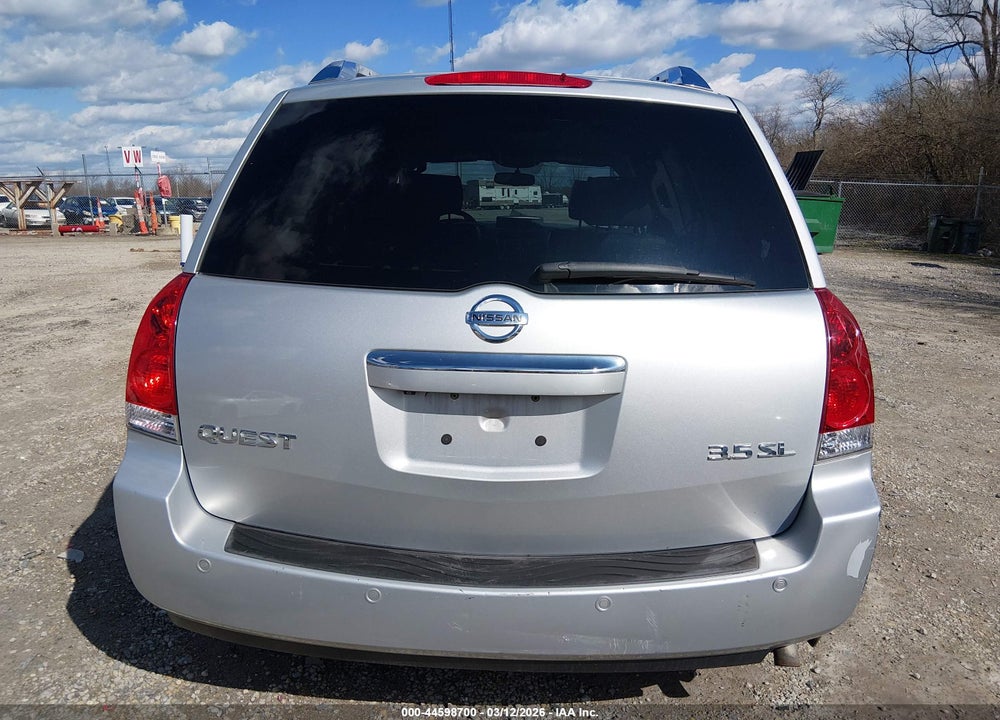 2009 NISSAN QUEST 3.5 SL VIN: 5N1BV28U49N104192