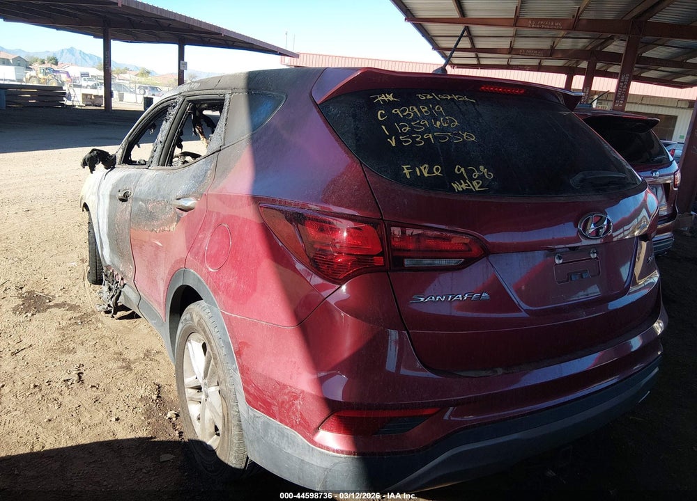 2018 HYUNDAI SANTA FE SPORT 2.4L VIN: 5XYZT3LB9JG539550