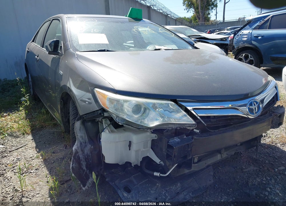 2014 TOYOTA CAMRY HYBRID XLE VIN: 4T1BD1FK9EU126008